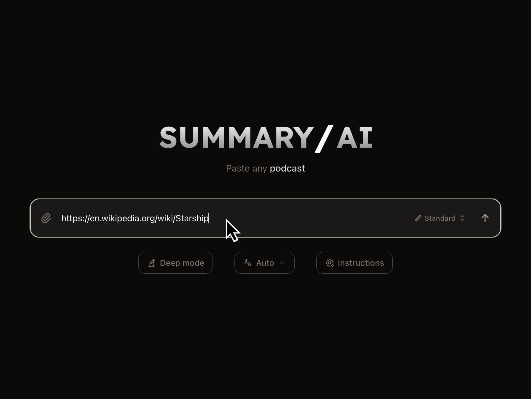 Drop in your content